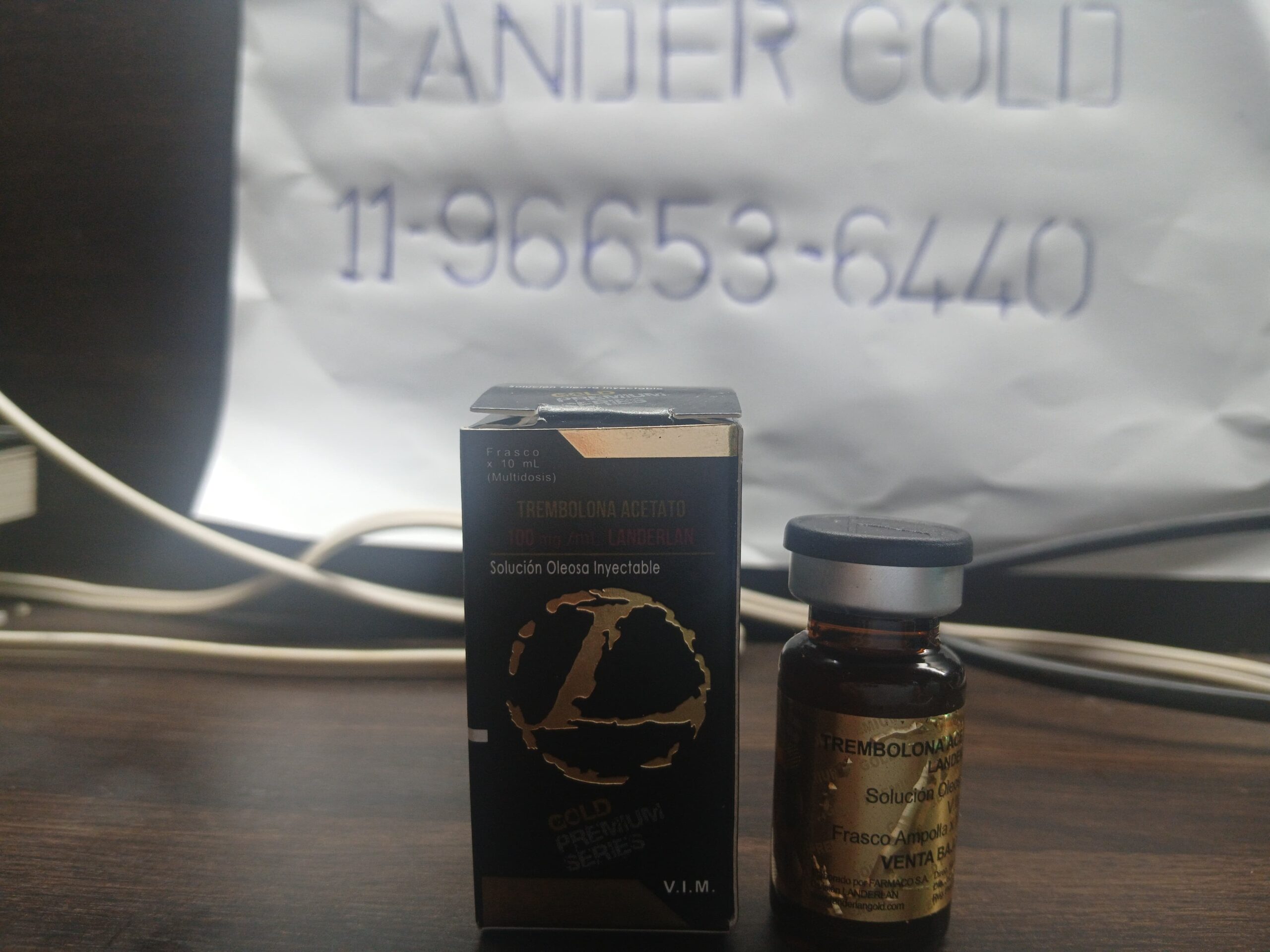 acetado de trembolona da landerlan gold